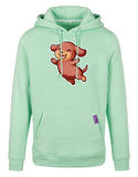 Turn Up - Heavy Hoody - Dachshund Dackel Pup Vibes