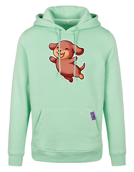 Turn Up - Heavy Hoody - Dachshund Dackel Pup Vibes
