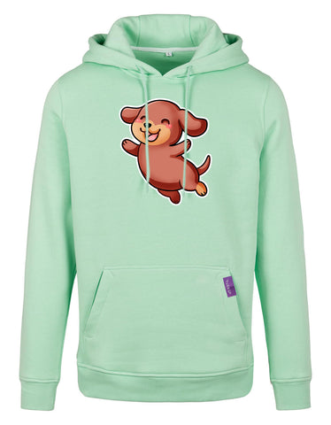 Turn Up - Heavy Hoody - Dachshund Dackel Pup Vibes