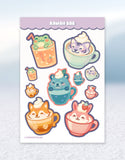 Kawaii Bar - Stickerbogen