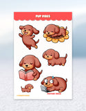 Pup Vibes - Stickerbogen