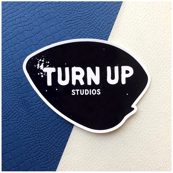 Turn Up Classic Bubble - Sticker